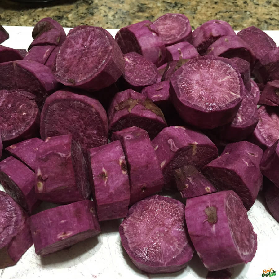 Wonderbaarlijk Vegan Purple Sweet Potato Casserole - Sara's Organic Eats PS-64